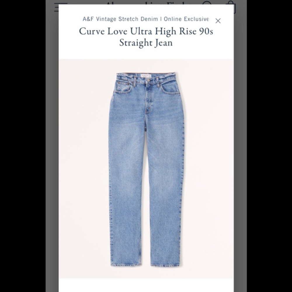 90’s Straight Ultra High Curve Love Jeans
